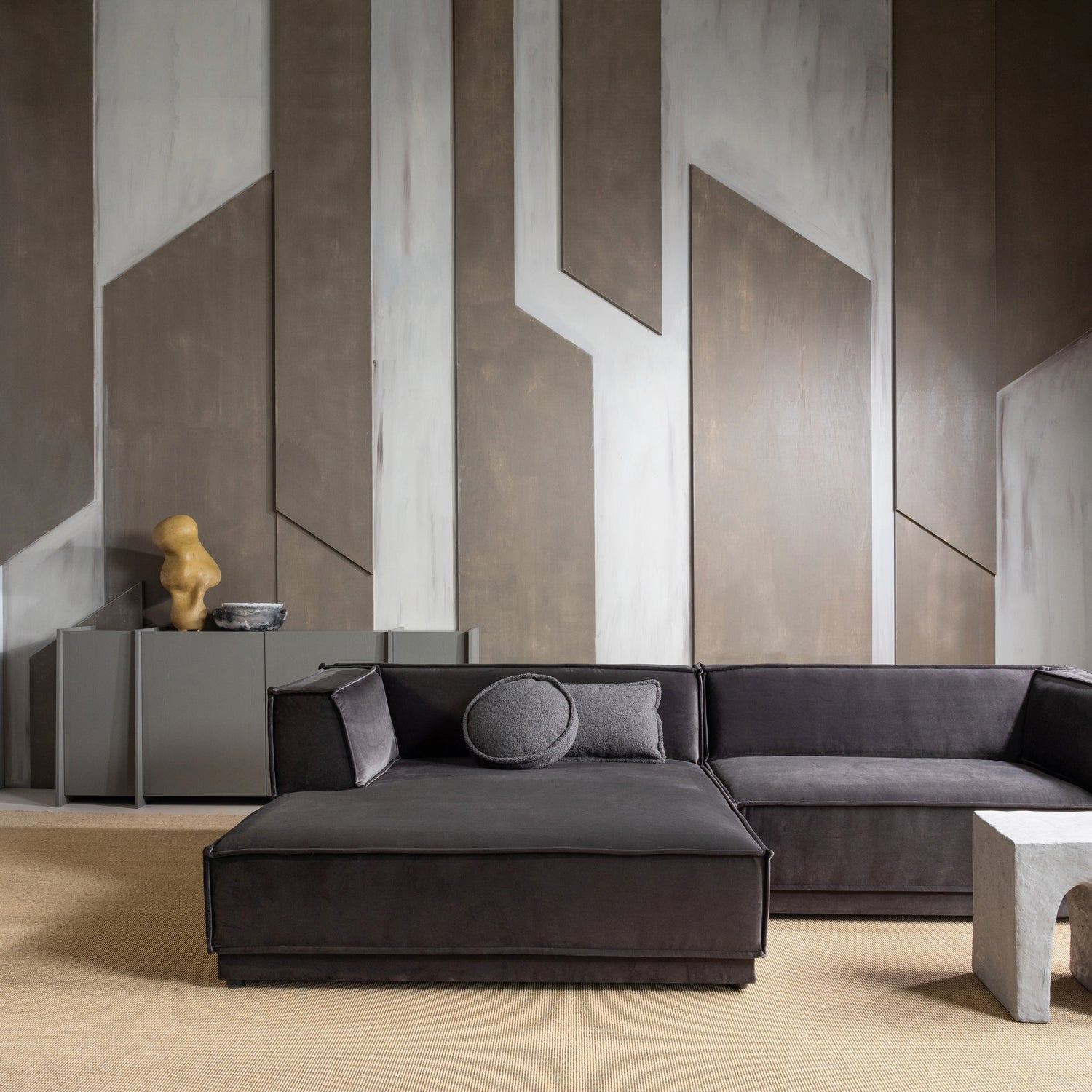 Set di 4 ciotole in resina epossidica Breeze 37x11 cm