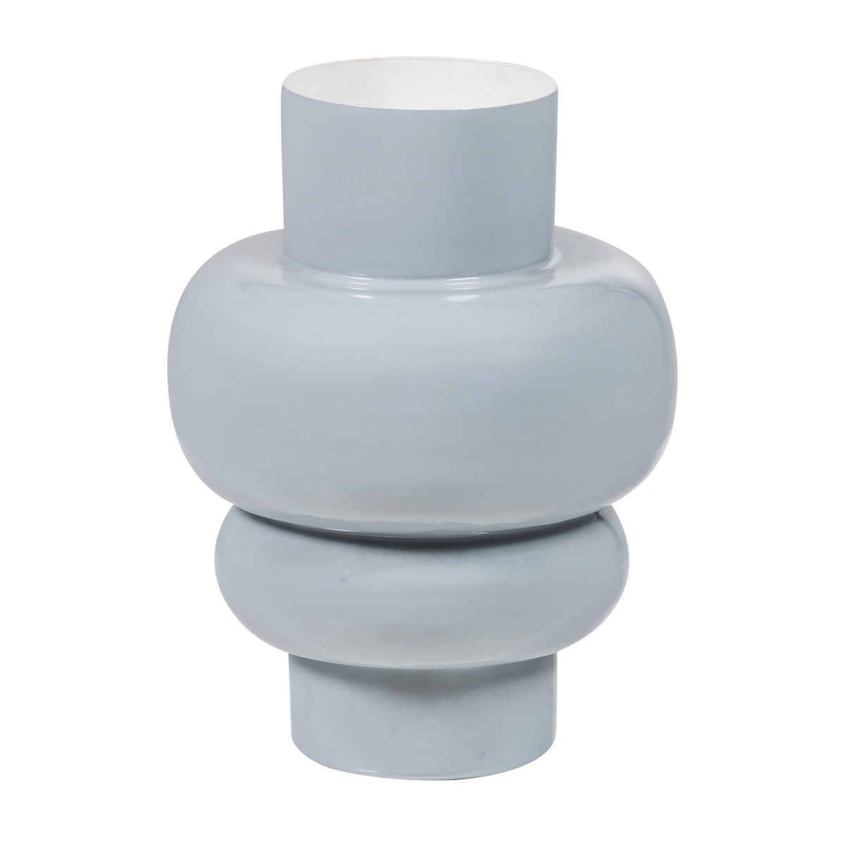 Set di 2 vasi in metallo Aury 20x27 cm