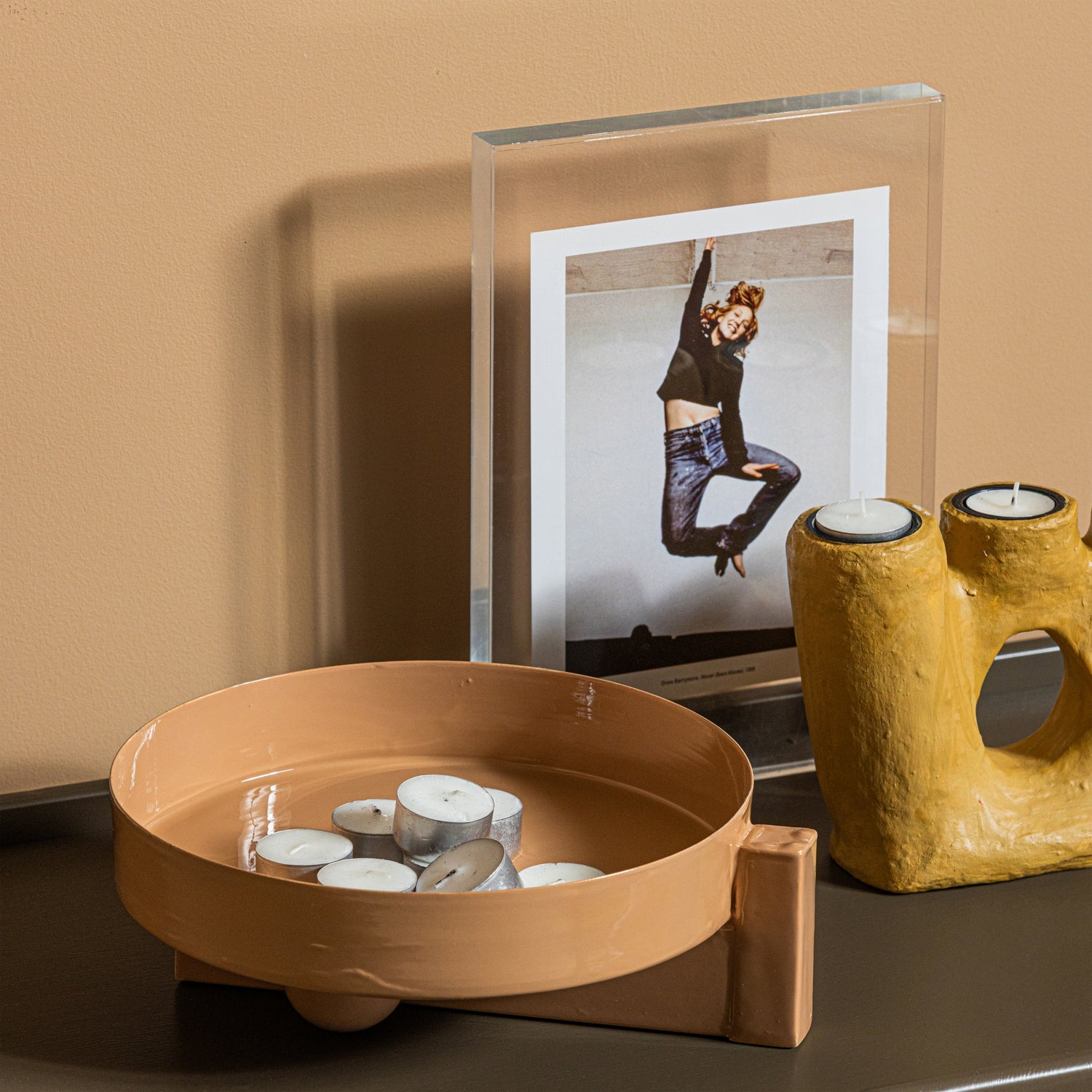 Set di 4 ciotole in metallo Eclat 29x10 cm