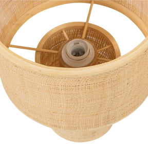 Lampada da tavolo in rafia Iris