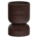 Vaso in metallo marrone Oryx 28x40 cm