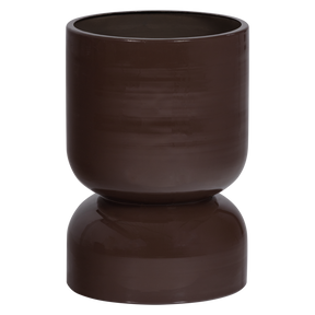 Vaso in metallo marrone Oryx 28x40 cm