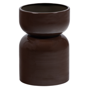 Vaso in metallo marrone Oryx 28x40 cm