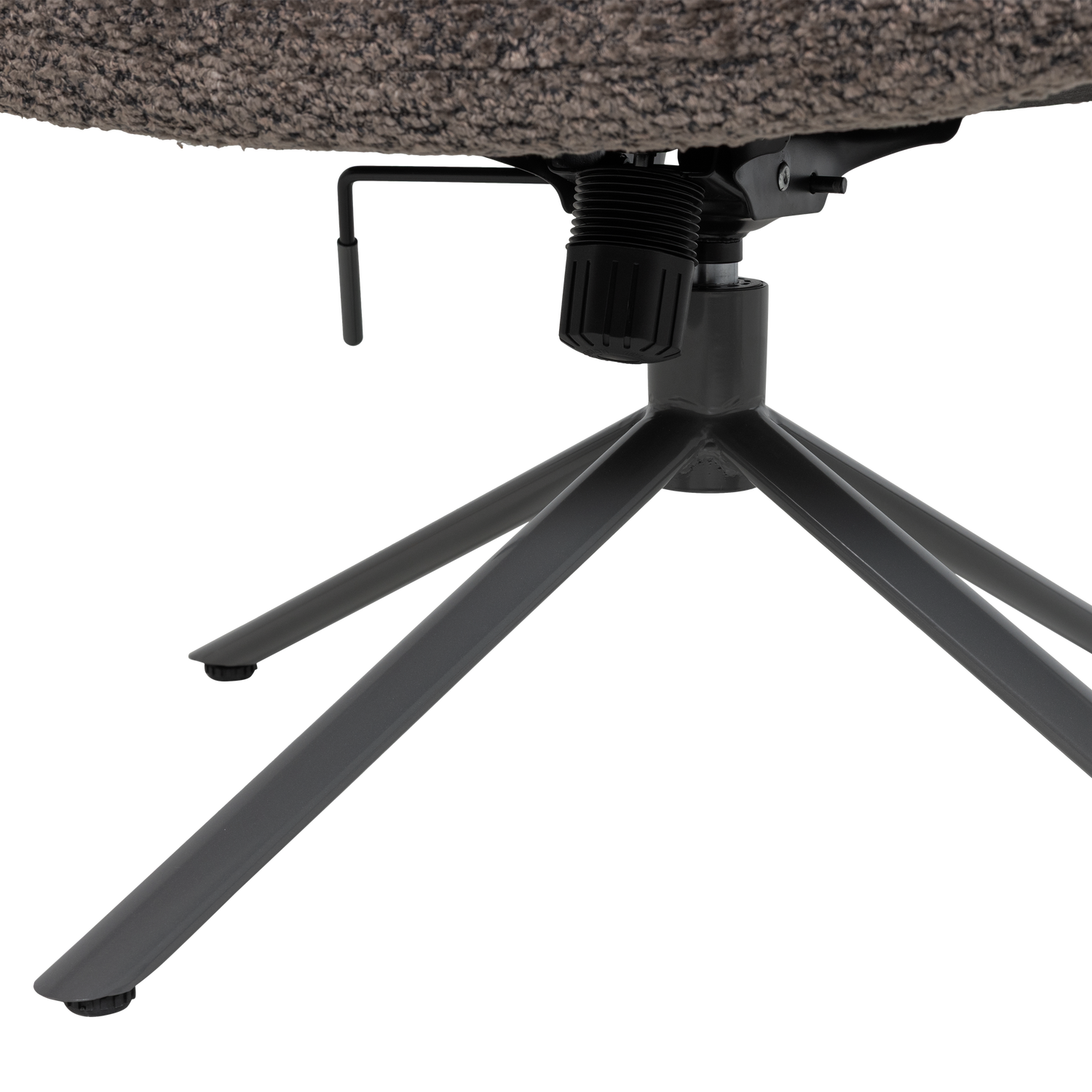 Poltrona girevole in tessuto Welly 73x82 cm