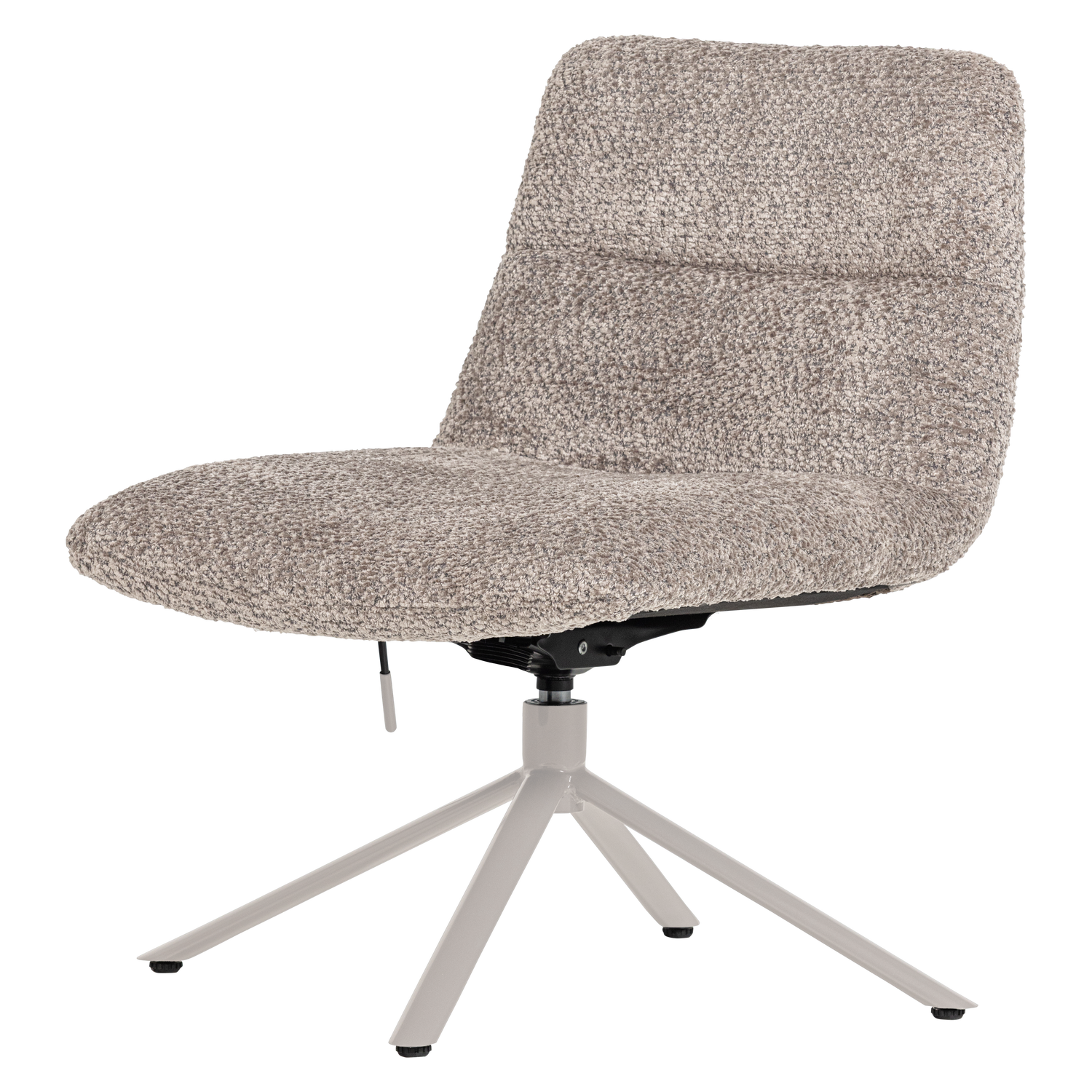 Poltrona girevole in tessuto Welly 73x82 cm