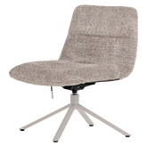 Poltrona girevole in tessuto Welly 73x82 cm