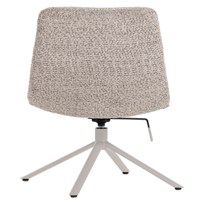 Poltrona girevole in tessuto Welly 73x82 cm