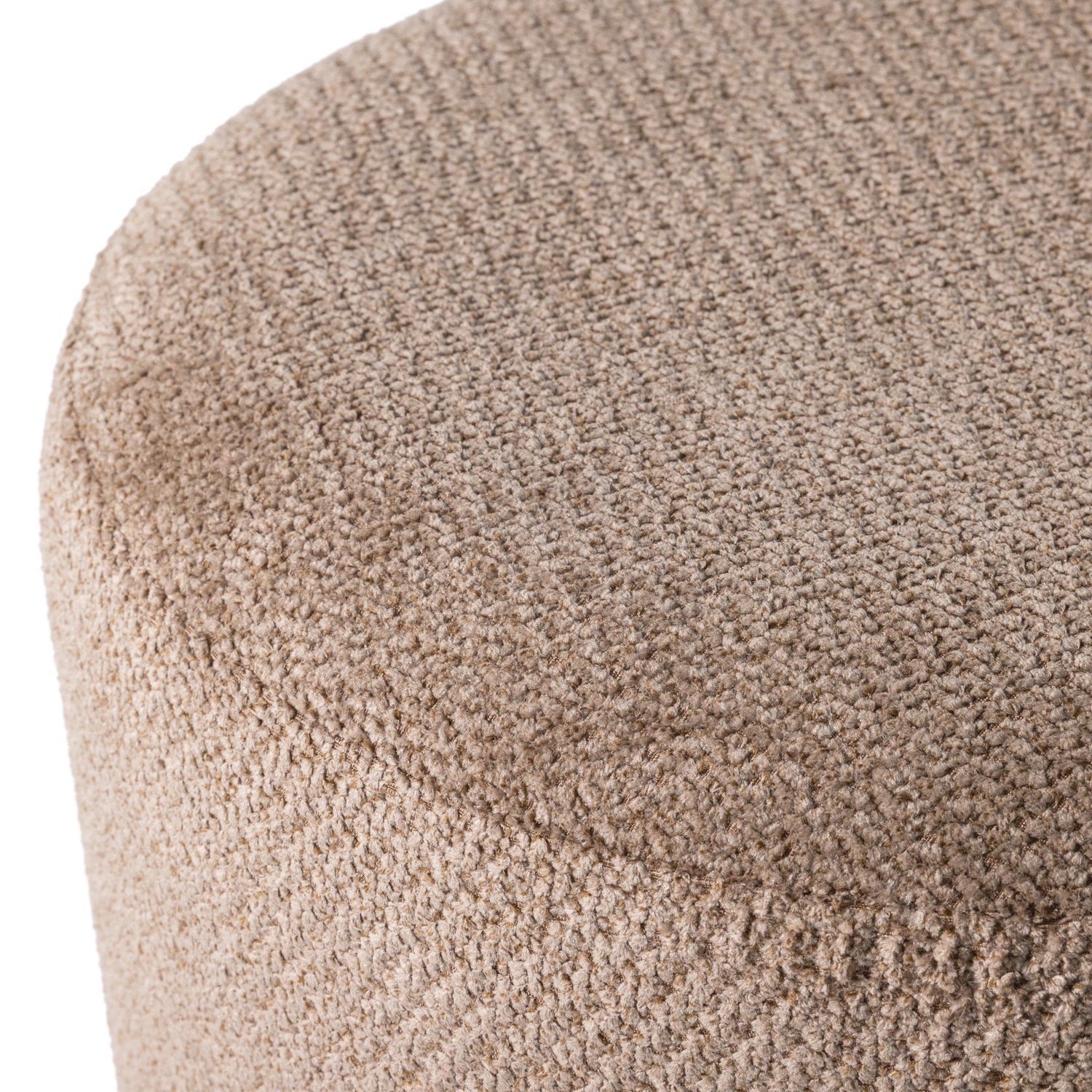 Pouf in tessuto con base girevole Islen 39x47 cm