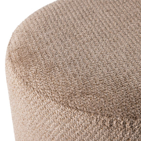 Pouf in tessuto con base girevole Islen 39x47 cm