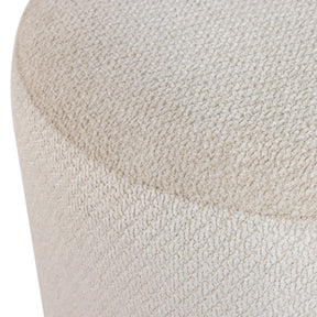 Pouf in tessuto con base girevole Islen 39x47 cm
