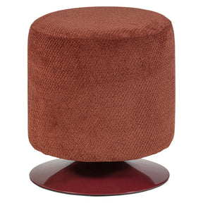 Pouf in tessuto con base girevole Islen 39x47 cm