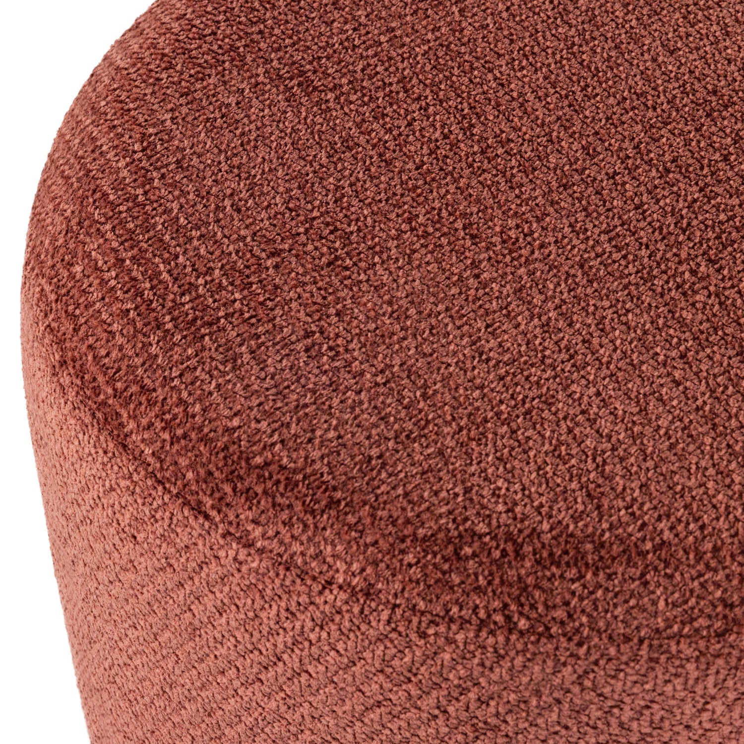 Pouf in tessuto con base girevole Islen 39x47 cm