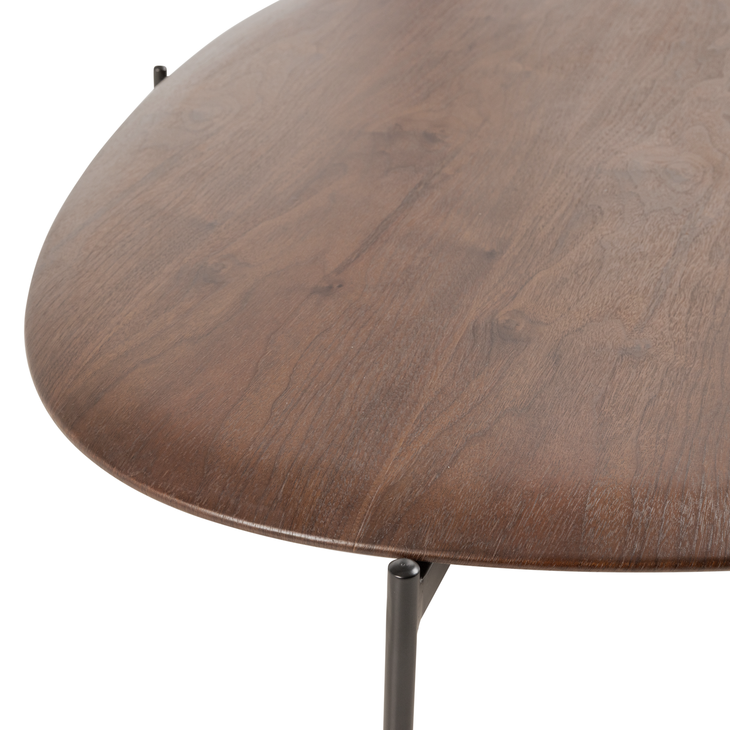 Tavolino in legno rovere scuro Onyx 121x26 cm