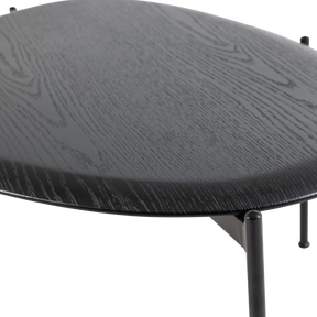 Tavolino in legno wengé Ego 92x36 cm