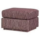 Pouf in tessuto Vynce 60x40 cm