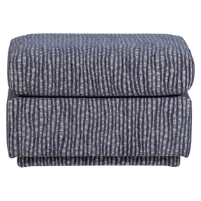 Pouf in tessuto Vynce 60x40 cm