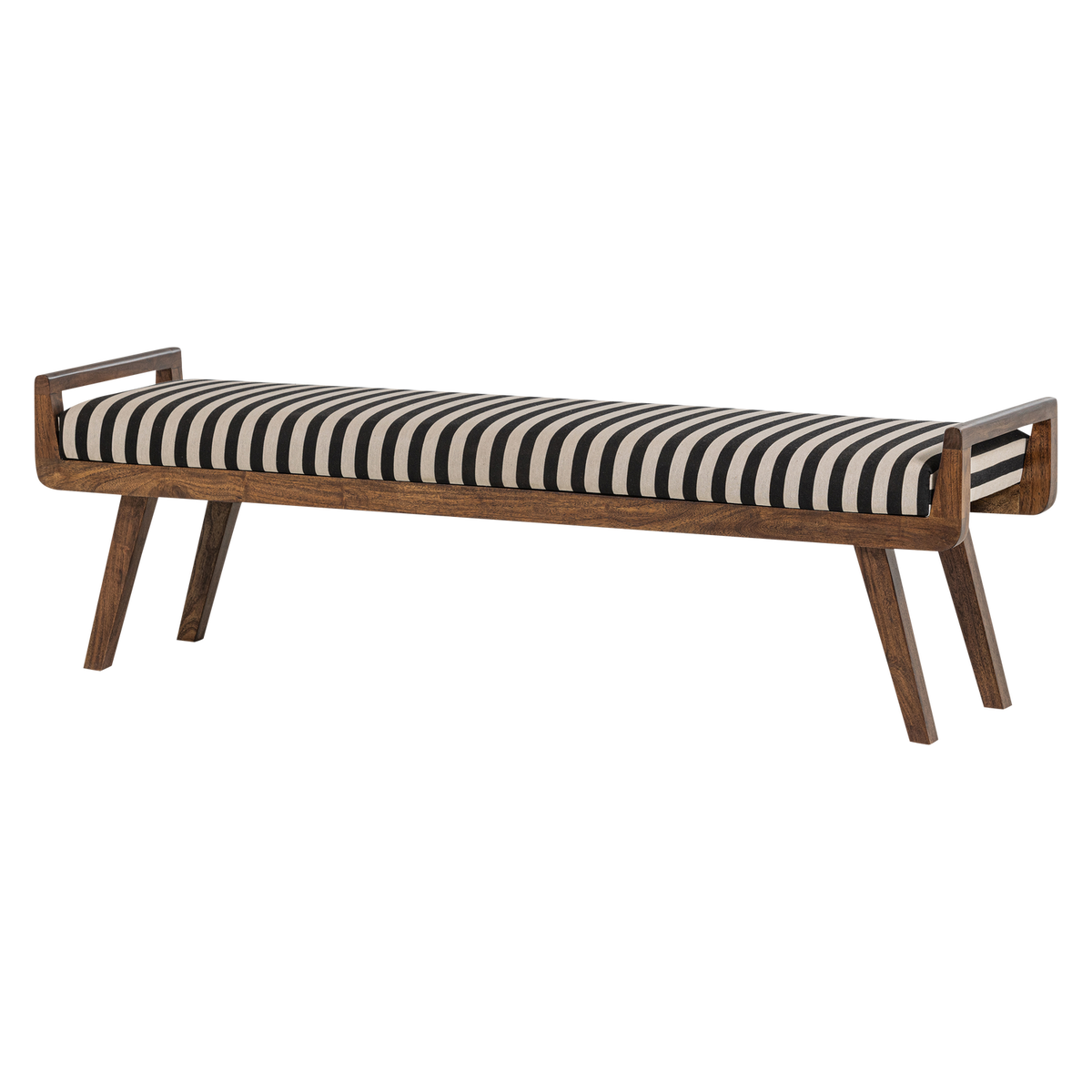 Panca in legno di acacia Nodar 157x48 cm