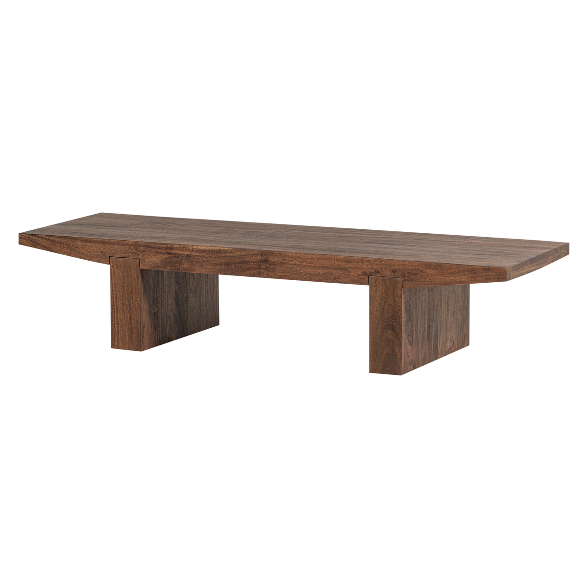 Tavolino in legno di acacia Ethos 152x32 cm