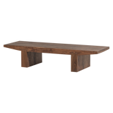 Tavolino in legno di acacia Ethos 152x32 cm
