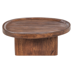 Set di 2 vassoi in legno di acacia Vertex 40x34 cm