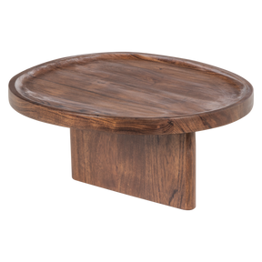 Set di 2 vassoi in legno di acacia Vertex 40x34 cm