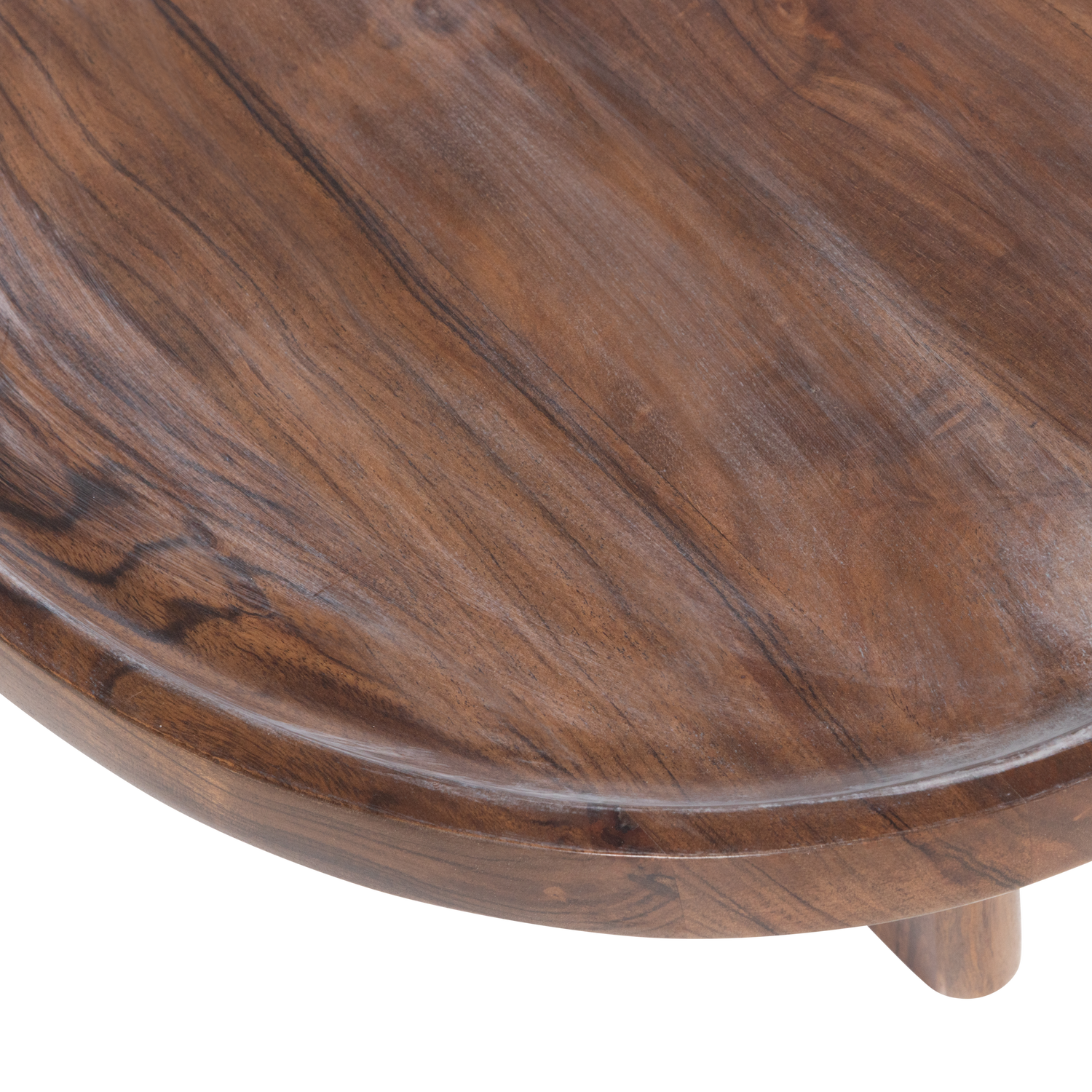 Set di 2 vassoi in legno di acacia Vertex 40x34 cm