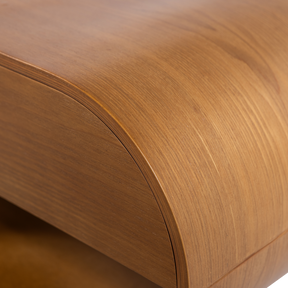 Comodino sospeso 1 cassetto in legno Noxis 36x24 cm