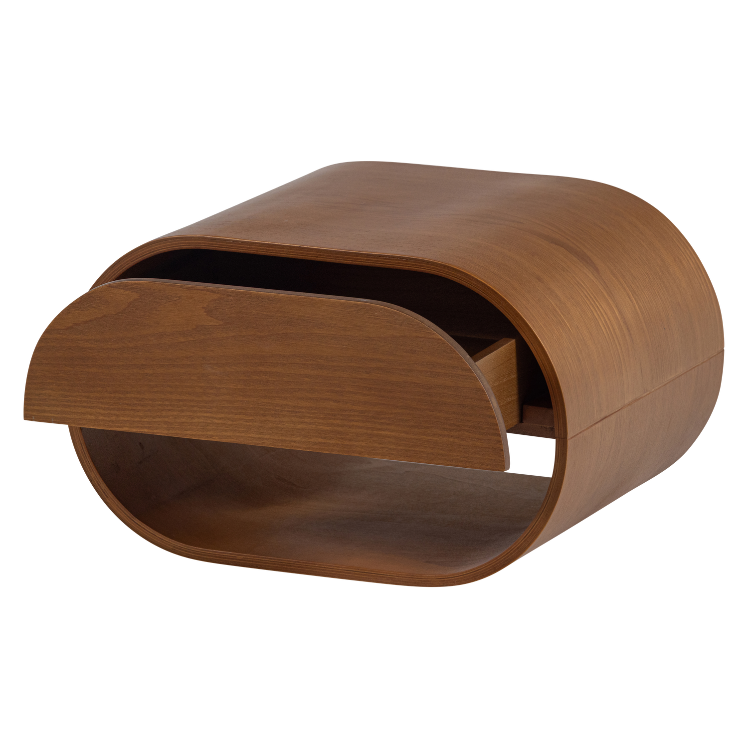 Comodino sospeso 1 cassetto in legno Noxis 36x24 cm