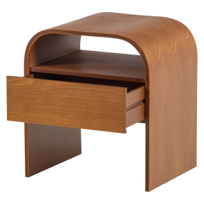 Comodino 1 cassetto in legno Kavy 40x45 cm