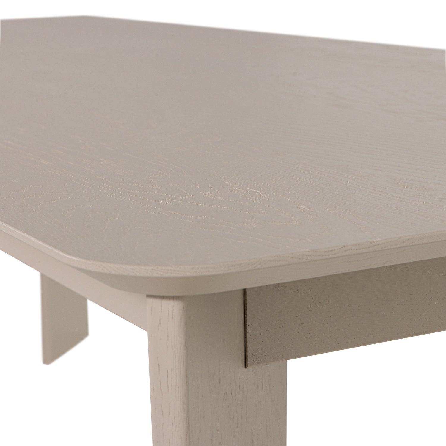 Tavolo da pranzo rettangolare grigio chiaro Toby 219x76 cm