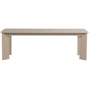 Tavolo da pranzo rettangolare grigio chiaro Toby 219x76 cm