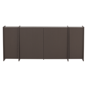 Madia 4 ante in legno di frassino Aske 200x85 cm
