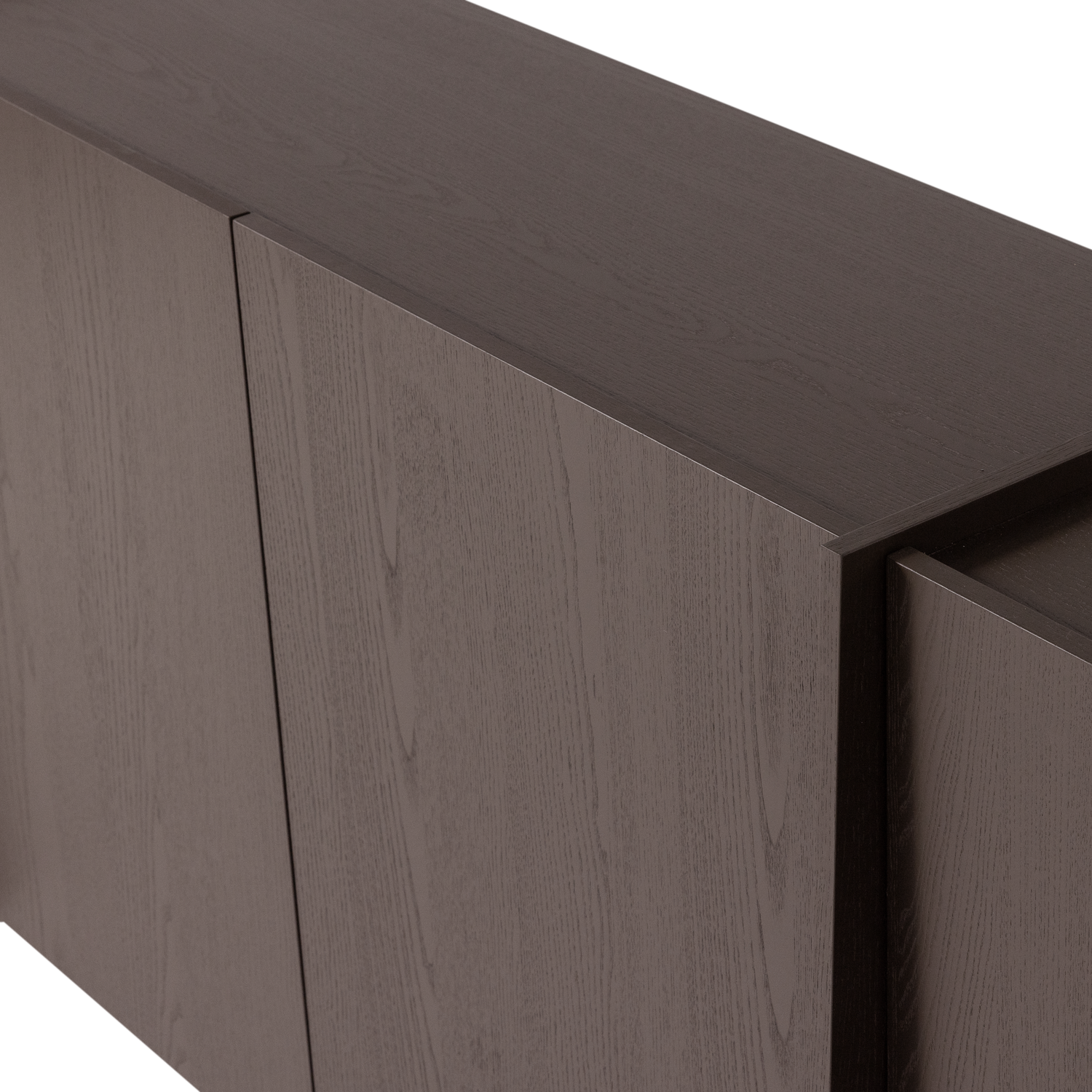 Madia 4 ante in legno di frassino Aske 200x85 cm