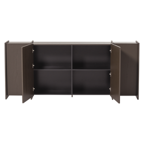 Madia 4 ante in legno di frassino Aske 200x85 cm