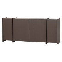Madia 4 ante in legno di frassino Aske 200x85 cm