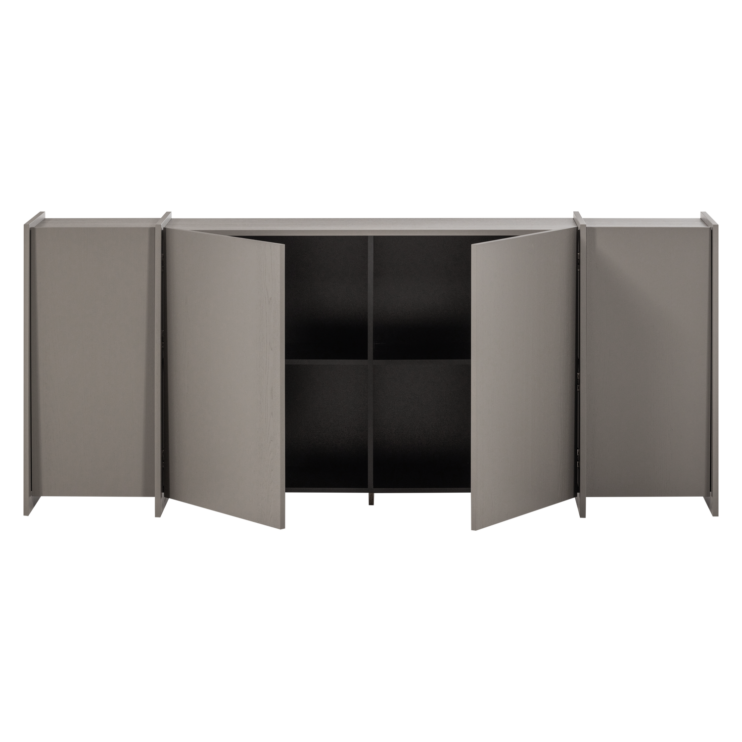 Madia 4 ante in legno di frassino Aske 200x85 cm