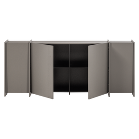 Madia 4 ante in legno di frassino Aske 200x85 cm