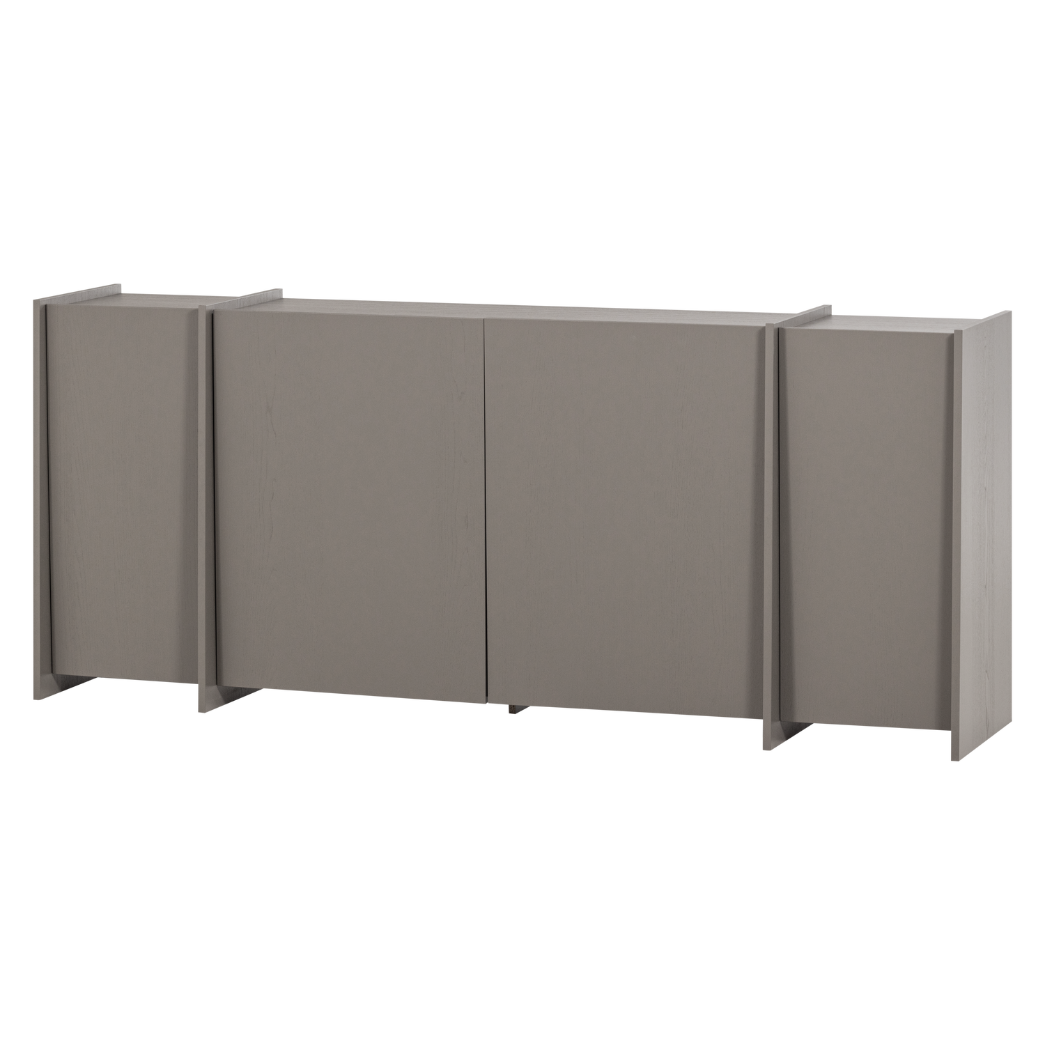 Madia 4 ante in legno di frassino Aske 200x85 cm