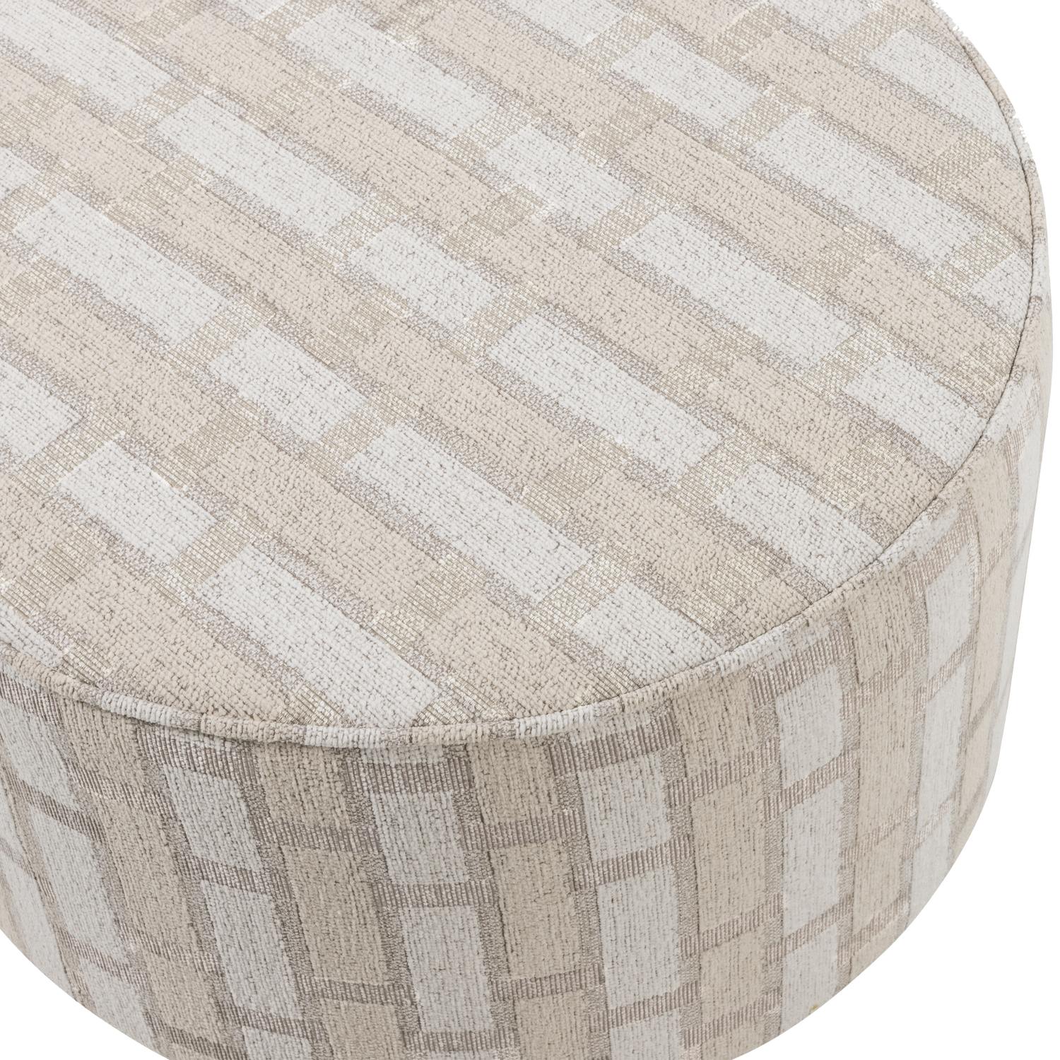 Pouf in ciniglia Moss 60x36 cm