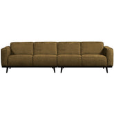 Divano in velluto grezzo Statement