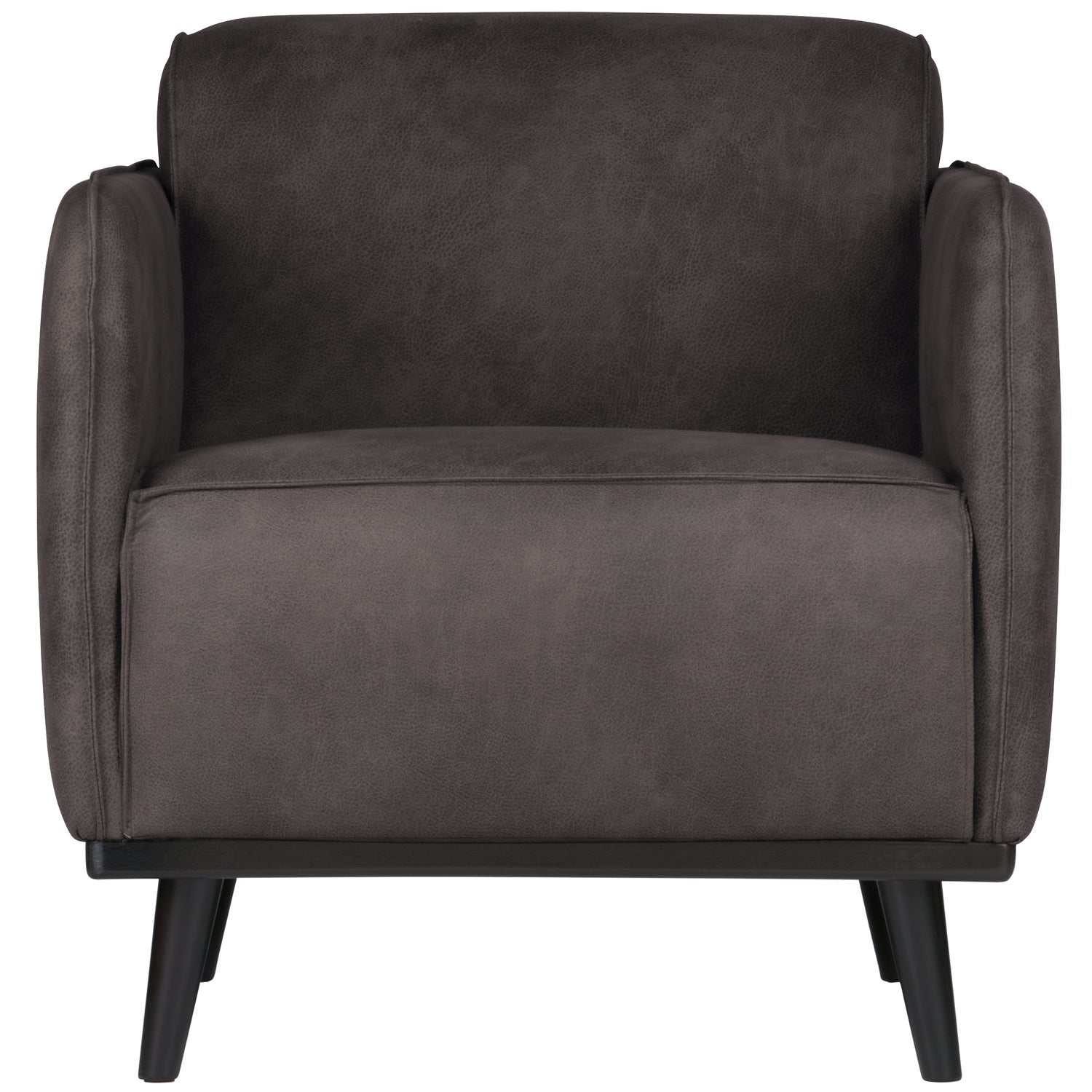 Poltrona in similpelle con braccioli Statement 72x77 cm