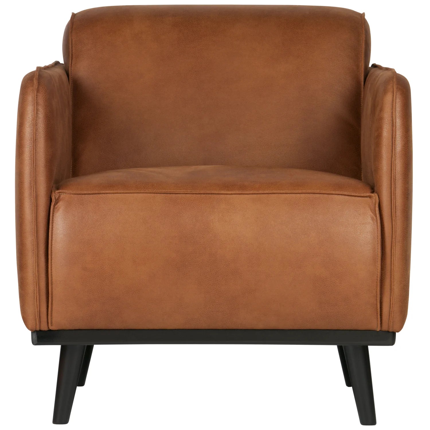 Poltrona in similpelle con braccioli Statement 72x77 cm