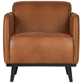 Poltrona in similpelle con braccioli Statement 72x77 cm