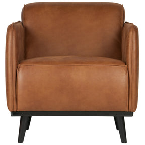 Poltrona in similpelle con braccioli Statement 72x77 cm