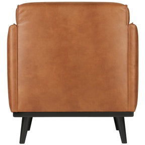 Poltrona in similpelle con braccioli Statement 72x77 cm