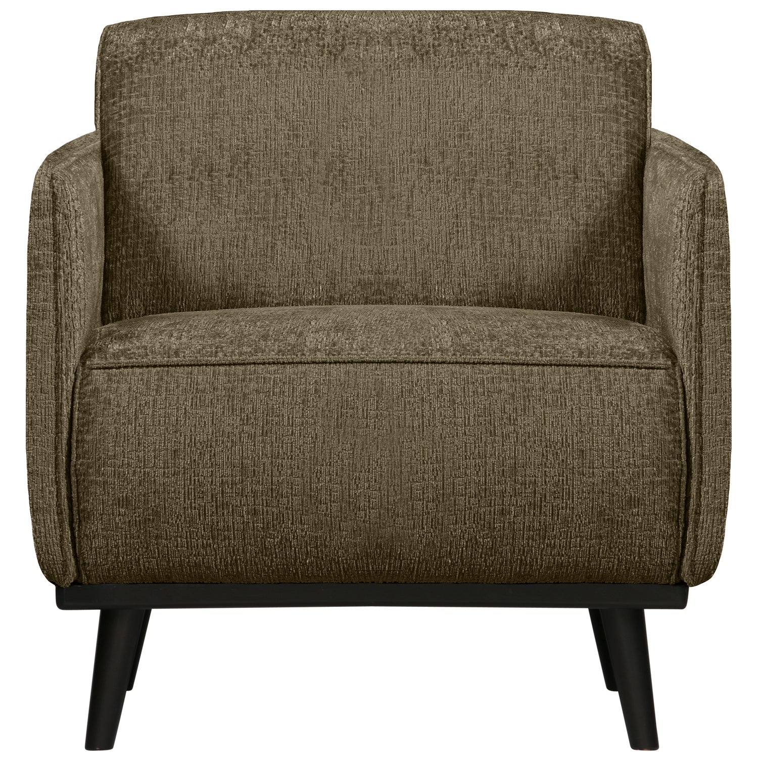 Poltrona in velluto grezzo con braccioli Statement 72x77 cm