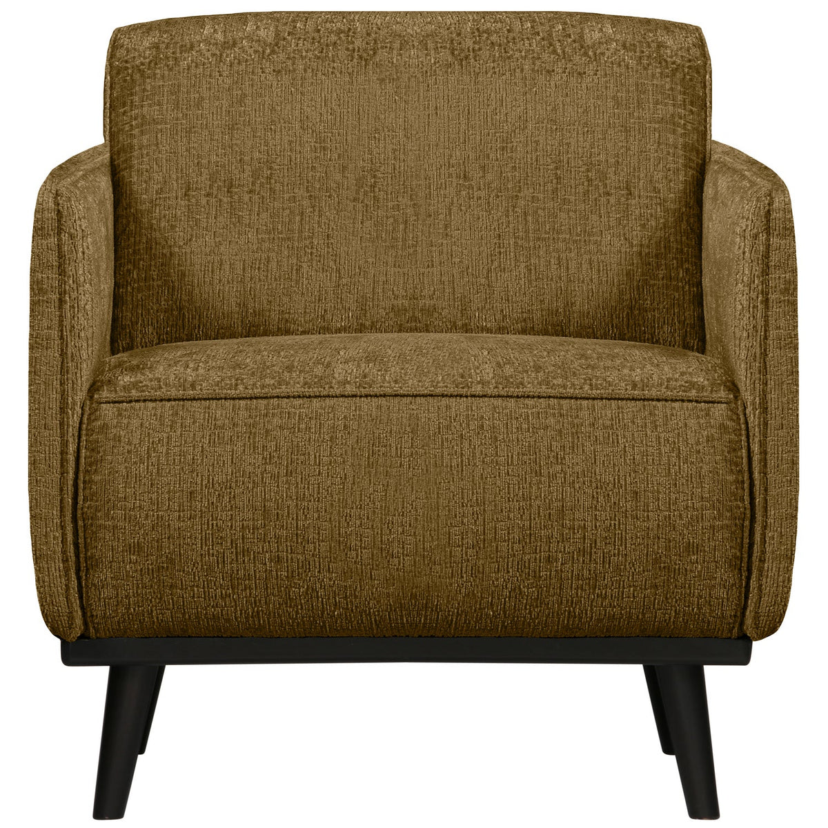 Poltrona in velluto grezzo con braccioli Statement 72x77 cm