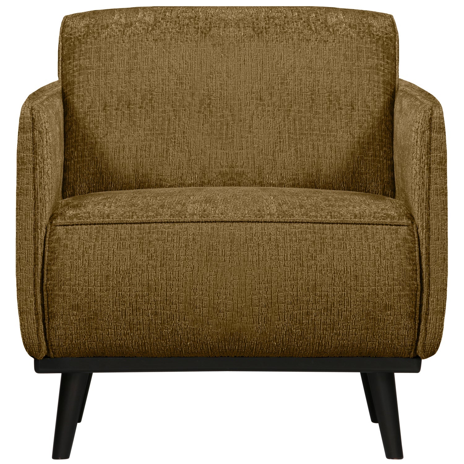 Poltrona in velluto grezzo con braccioli Statement 72x77 cm