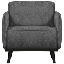 Poltrona in velluto grezzo con braccioli Statement 72x77 cm