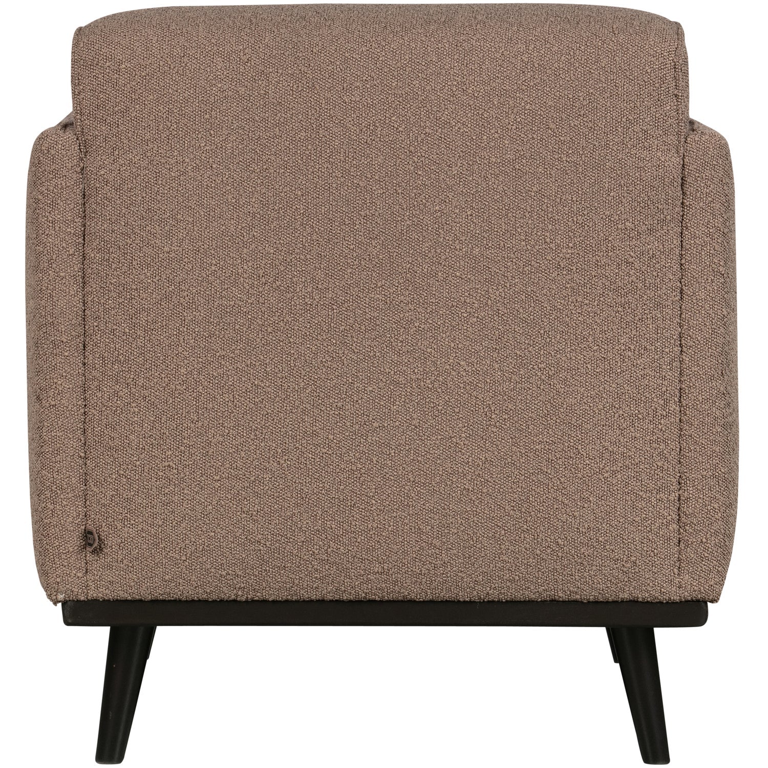Poltrona in tessuto bouclé con braccioli Statement 72x77 cm